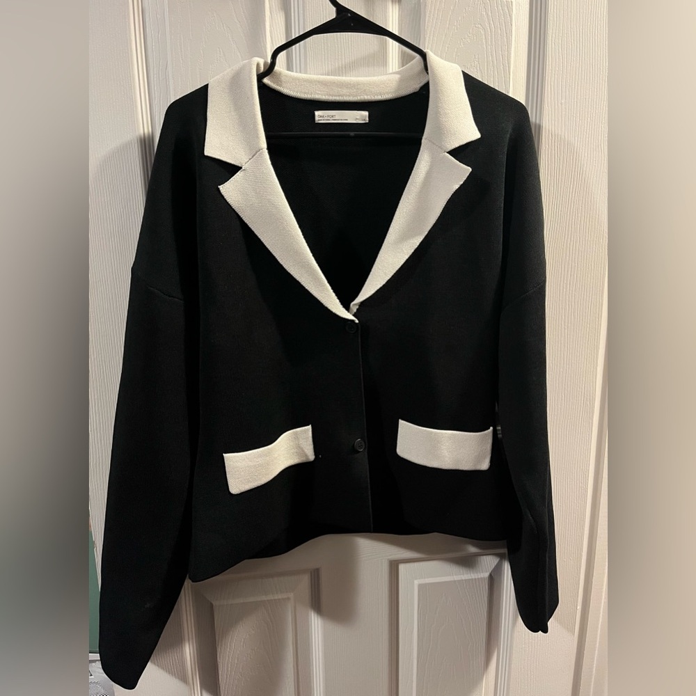 Oak + Fort Women’s Collared Cardigan - Size Large